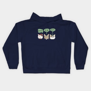 Crazy Cat Guy Kids Hoodie